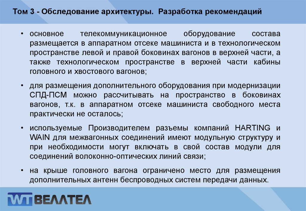 Том 3 - Обследование архитектуры. Разработка рекомендаций