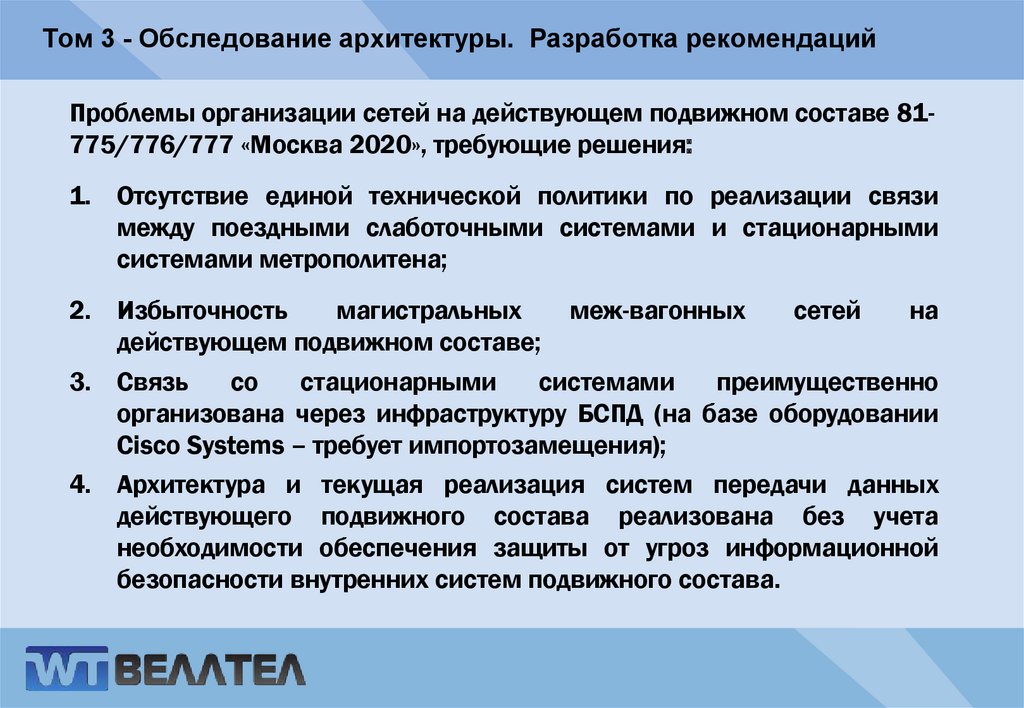 Том 3 - Обследование архитектуры. Разработка рекомендаций