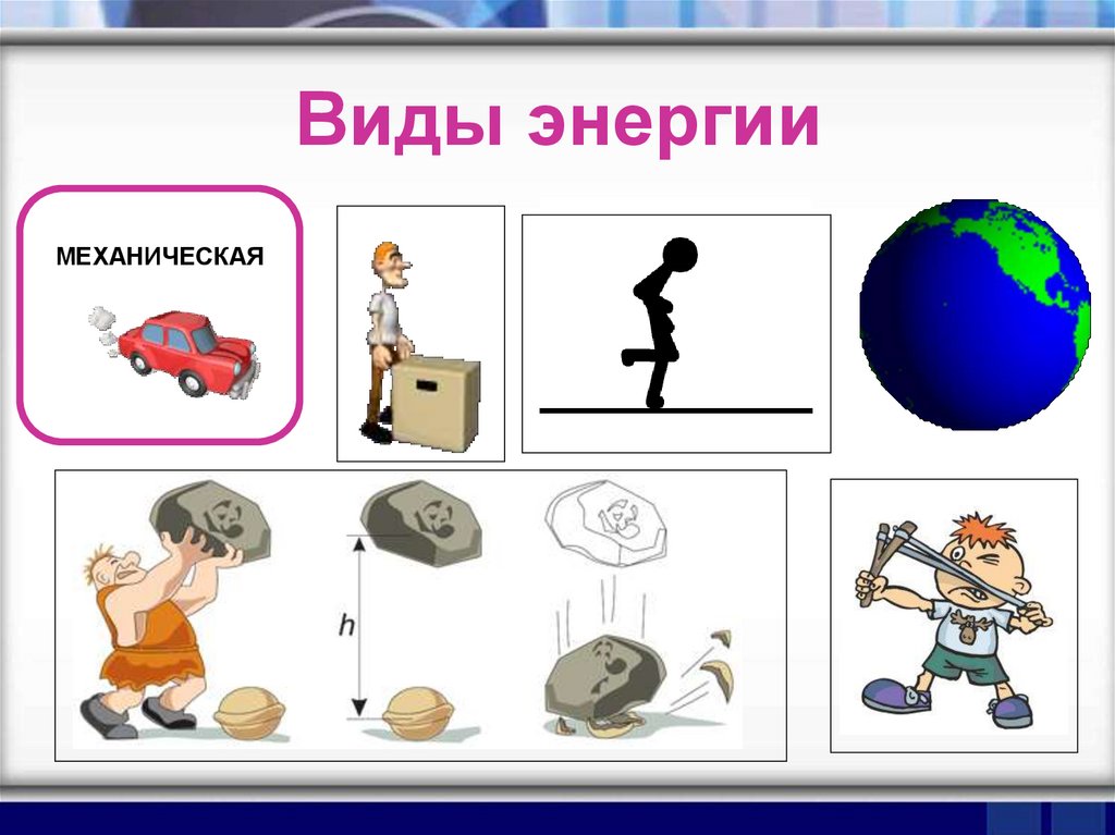 Виды энергии 5 класс технология презентация