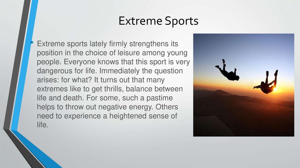 speech on extreme sports