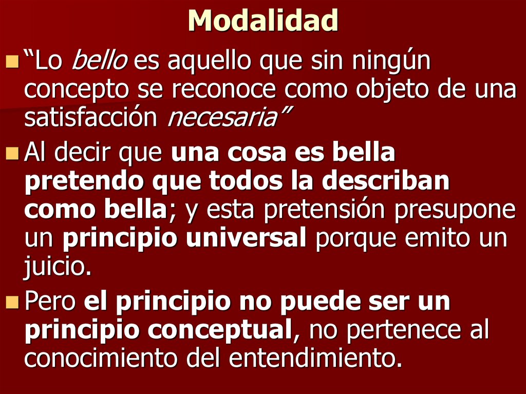 Modalidad