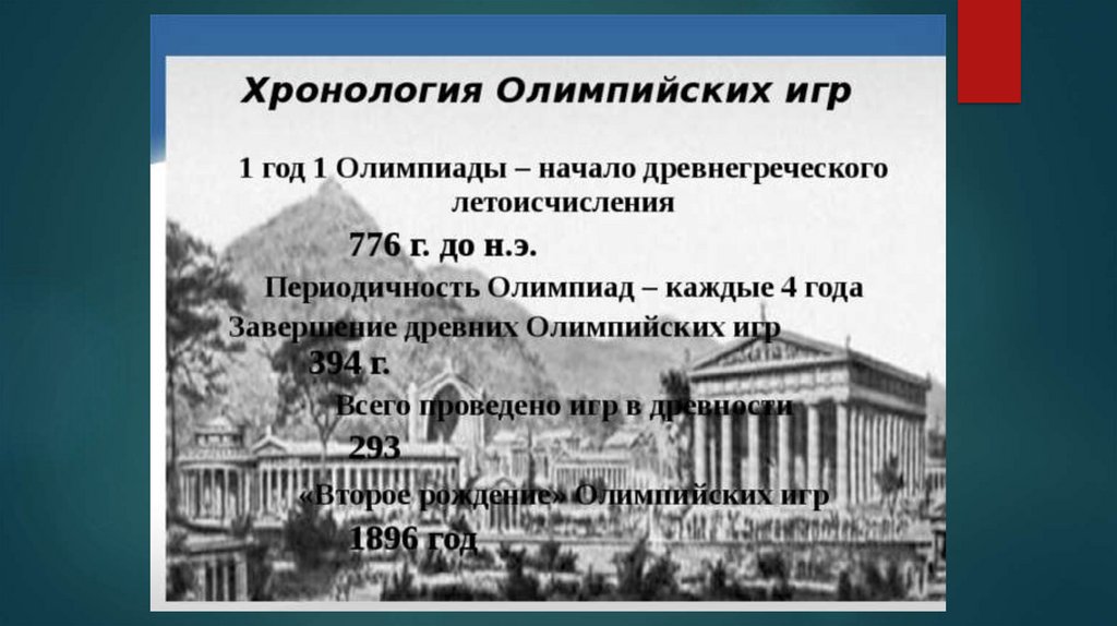 Проект по истории олимпийские игры в древности и современности