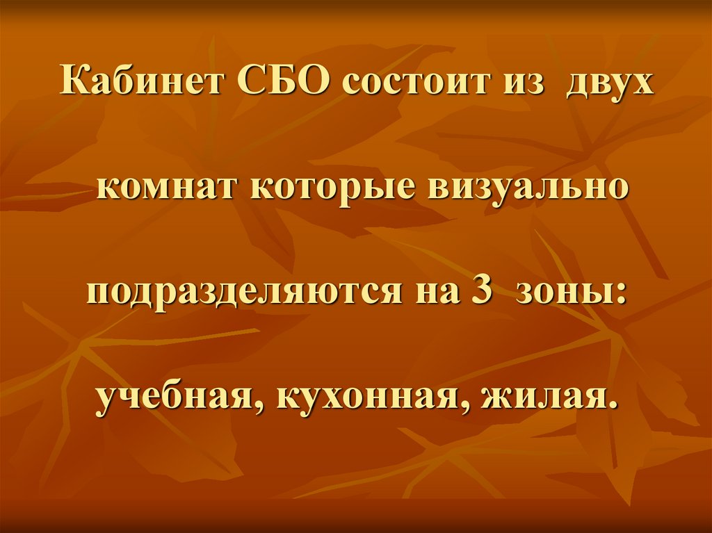 Сбо. Кабинет сбо. Кабинет социально-бытовой ориентировки. Сбо презентация госпитализация. Сбо Десерты презентация.