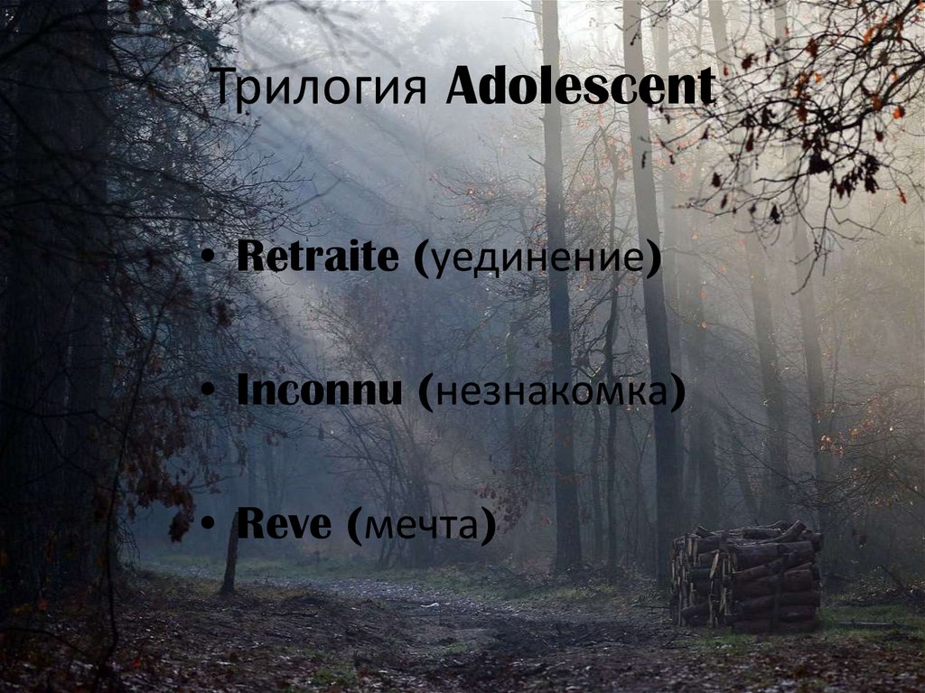 Трилогия Adolescent