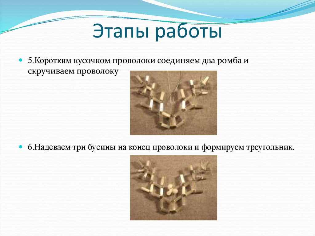 Этапы работы