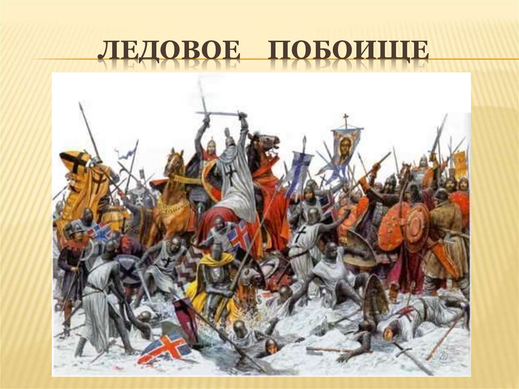Победа русских войск в ледовом побоище. Битва на Чудском озере 1242 год Ледовое побоище.