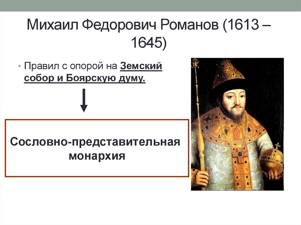 Проект михаил федорович романов