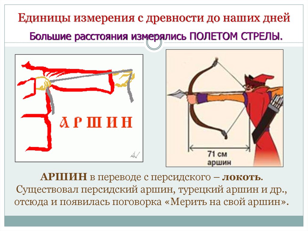 Аршин стандартные образцы