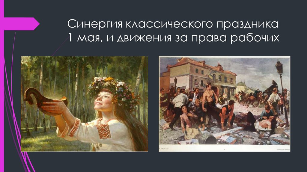 Синергия классического праздника 1 мая, и движения за права рабочих