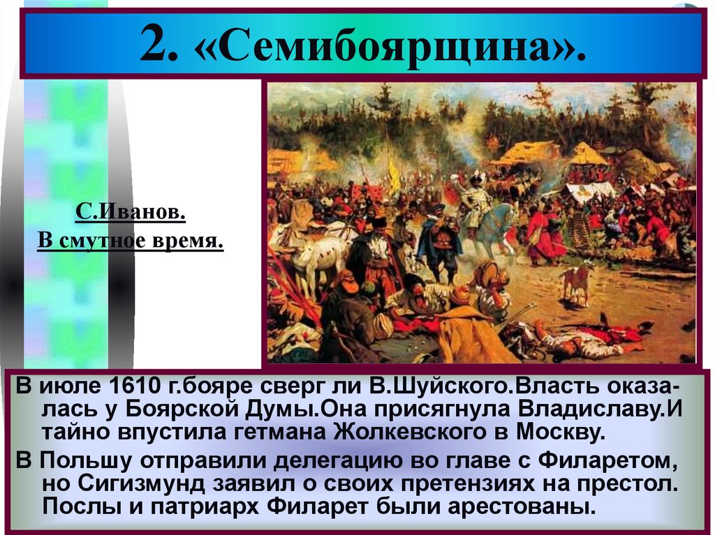 Презентация смутное время в россии 7 класс торкунов