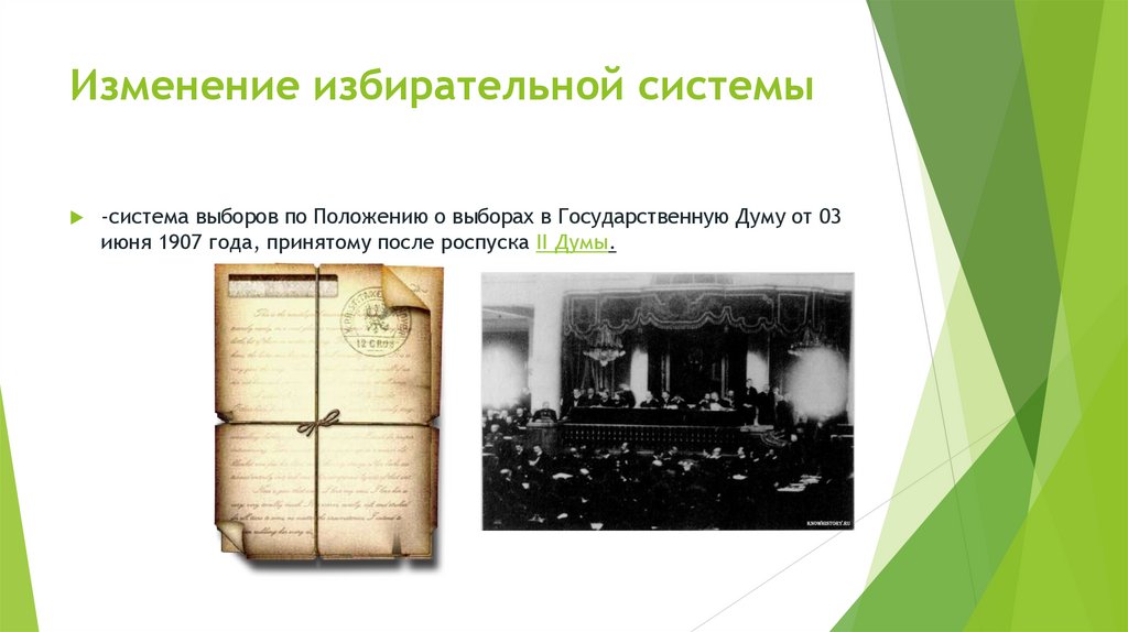 Изменение избирательной системы