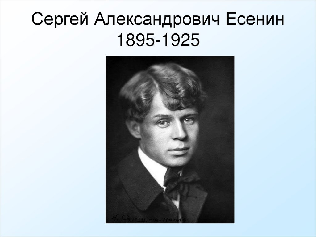 Родная природа в стихотворениях поэтов 20 века. Есенин 1895. С. Есенин 1895 1925. Сергея Александровича Есенина (1895–1925)..