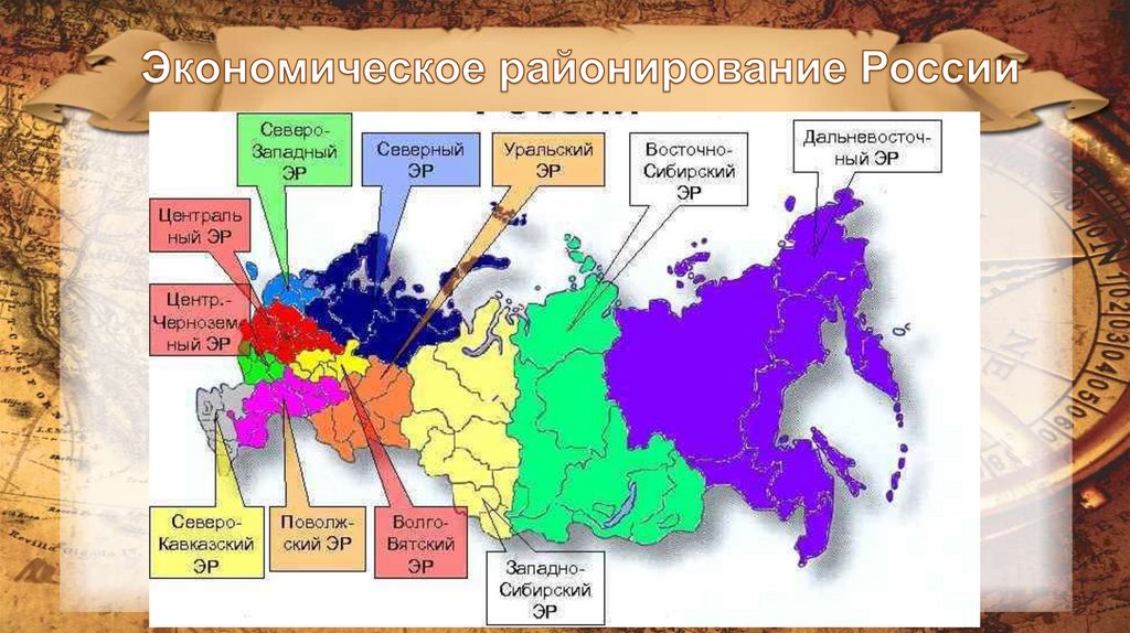 Экономическое районирование России