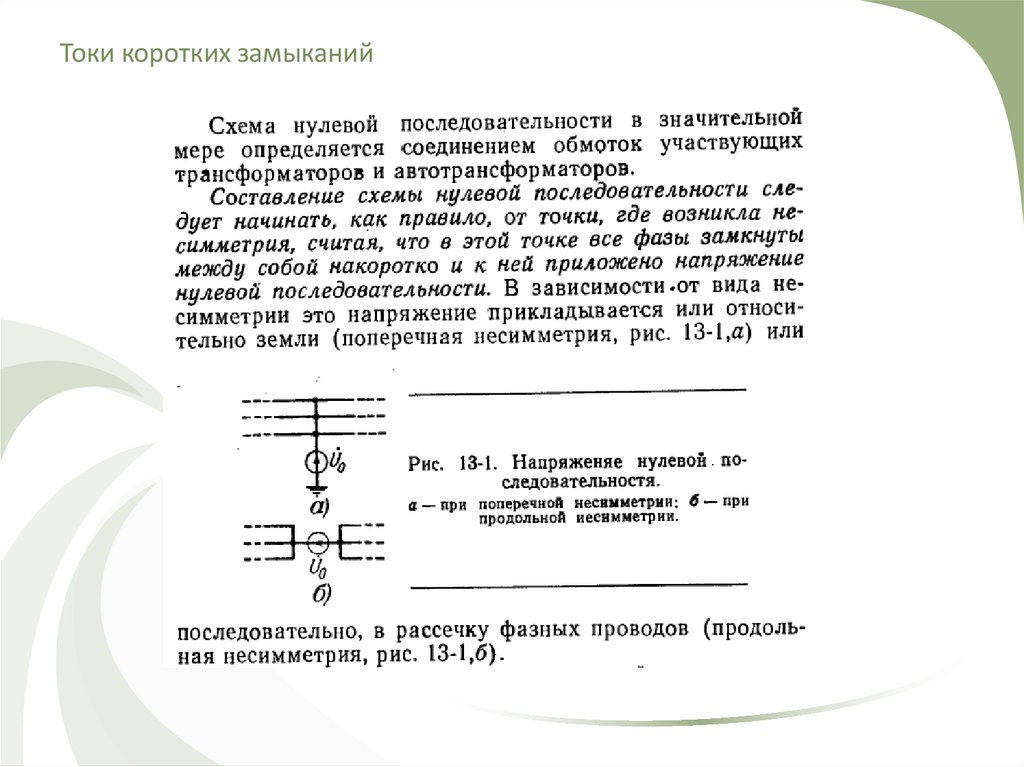 Постоянный ток короткое замыкание. Ток короткого замыкания график. Виды кз при поперечной несимметрии.