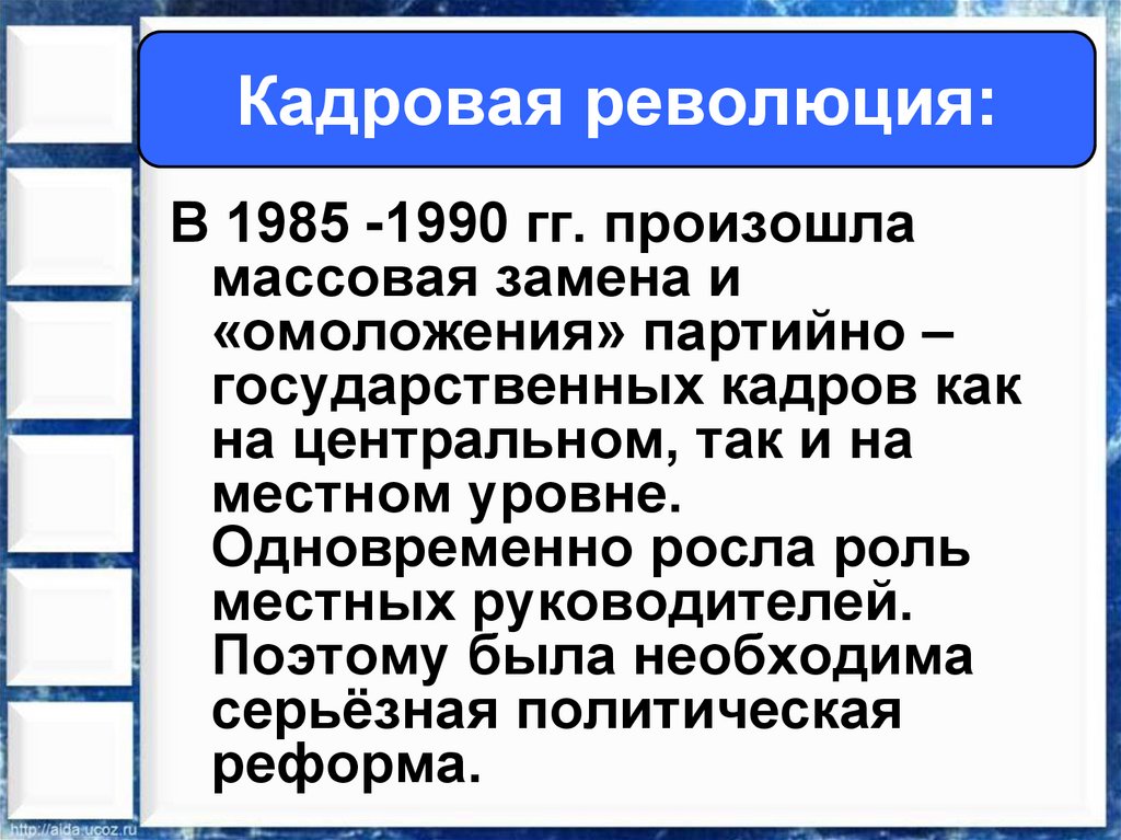 Реформа политической системы презентация