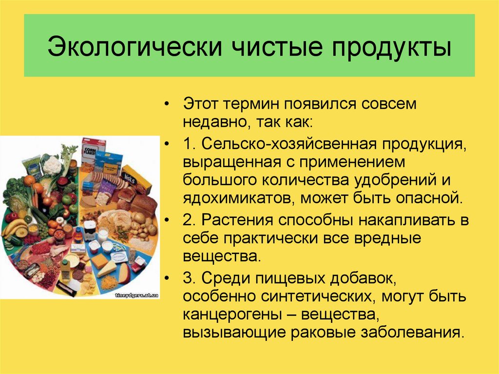 Презентация продукты питания