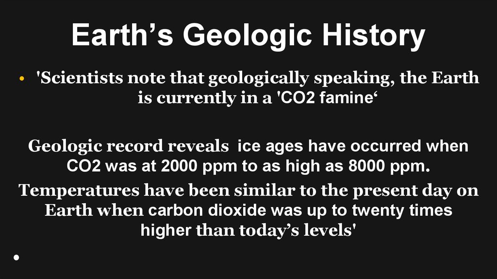 Earth’s Geologic History