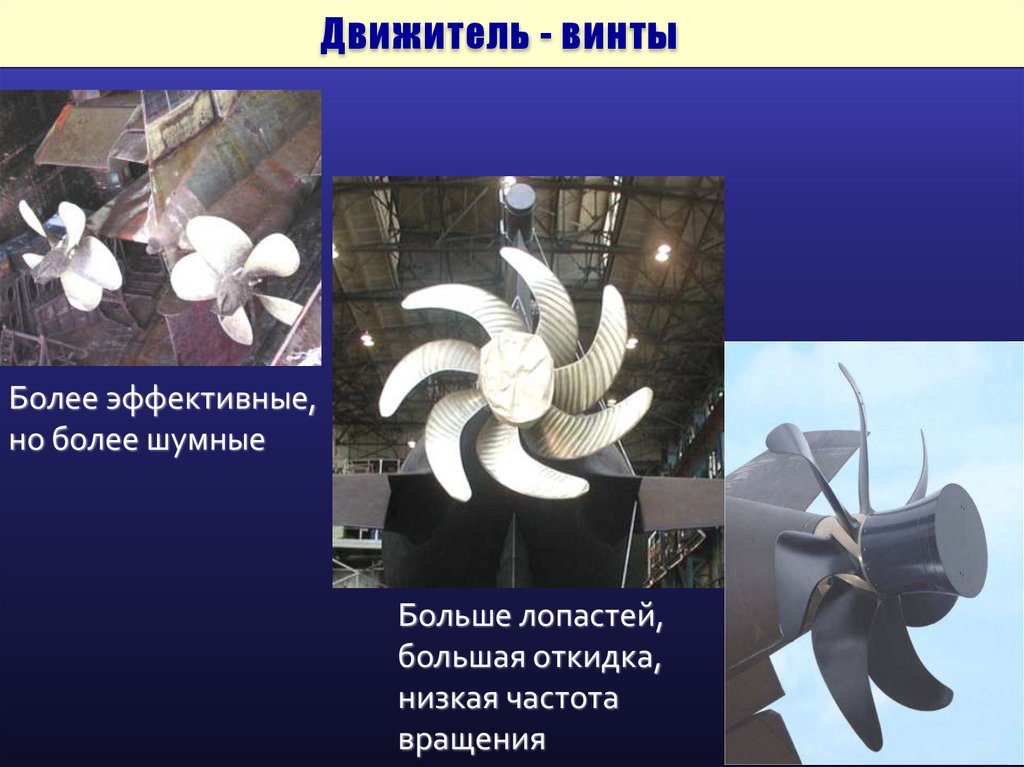 Движитель - винты