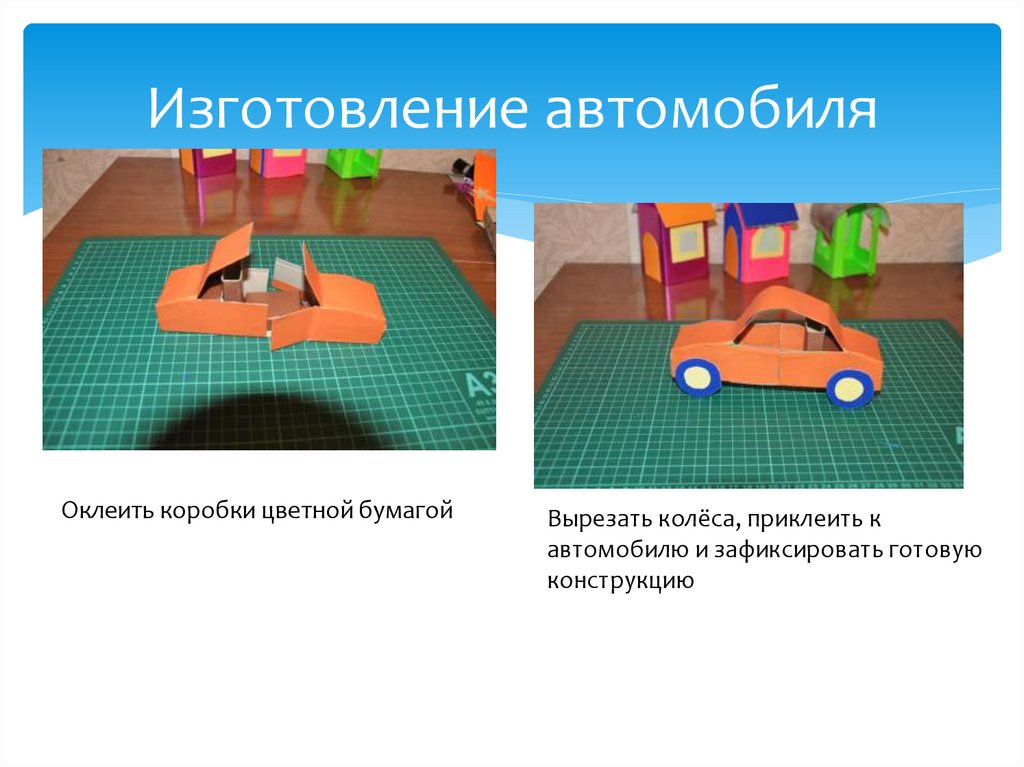 Изготовление автомобиля