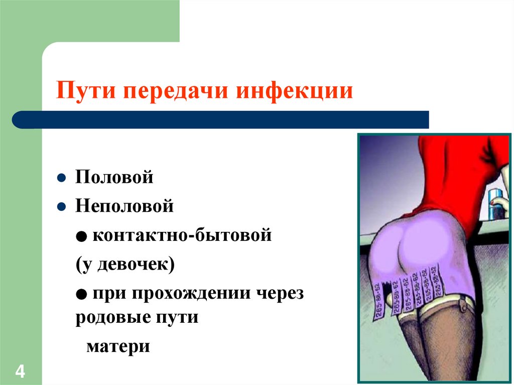 Пути передачи инфекции