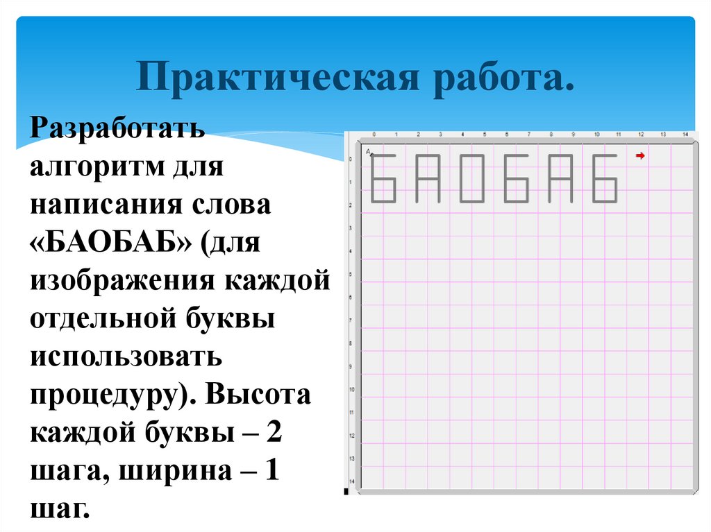 Вспомогательные алгоритмы презентация