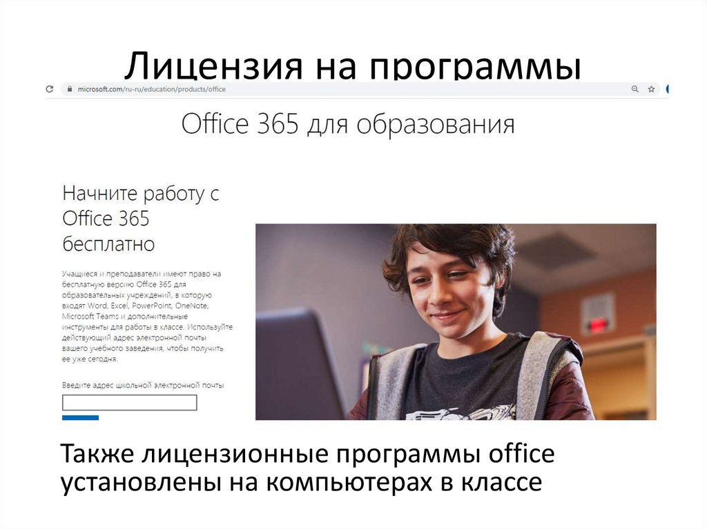 Лицензия на программы