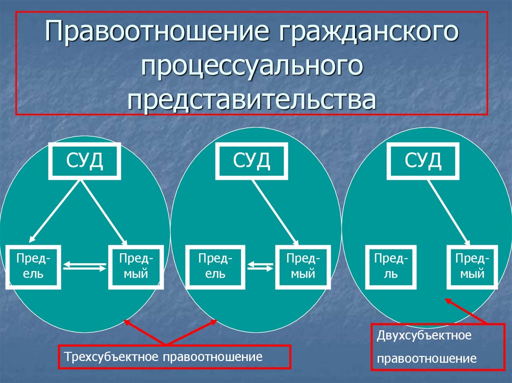 Представительство представительство осуществляемое в гражданском процессе уполномоченными