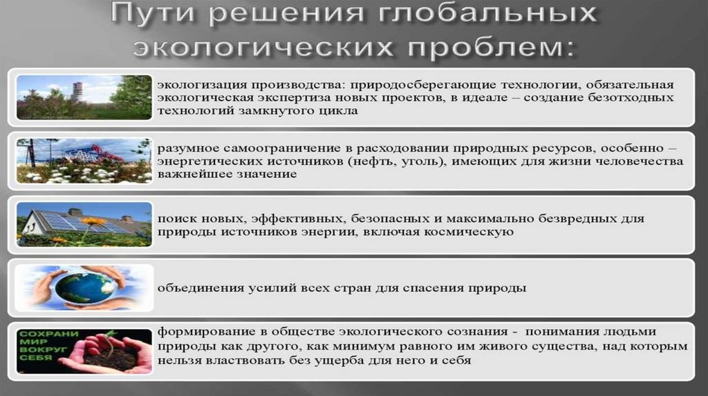 Основные экологические проблемы современности презентация 11 класс