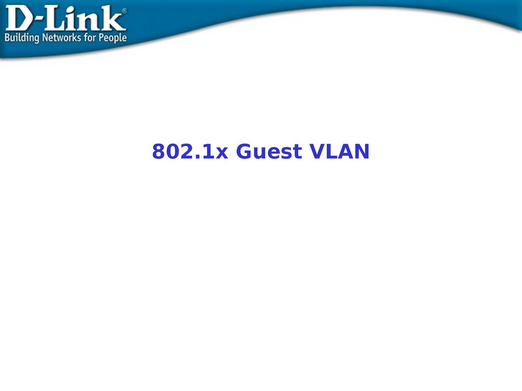 802.1x Guest VLAN