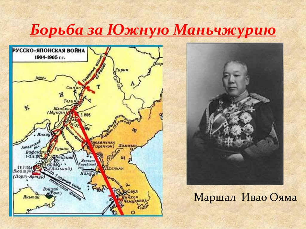 Цели русско японской войны 1904 1905. Маньчжурия 1904-1905.