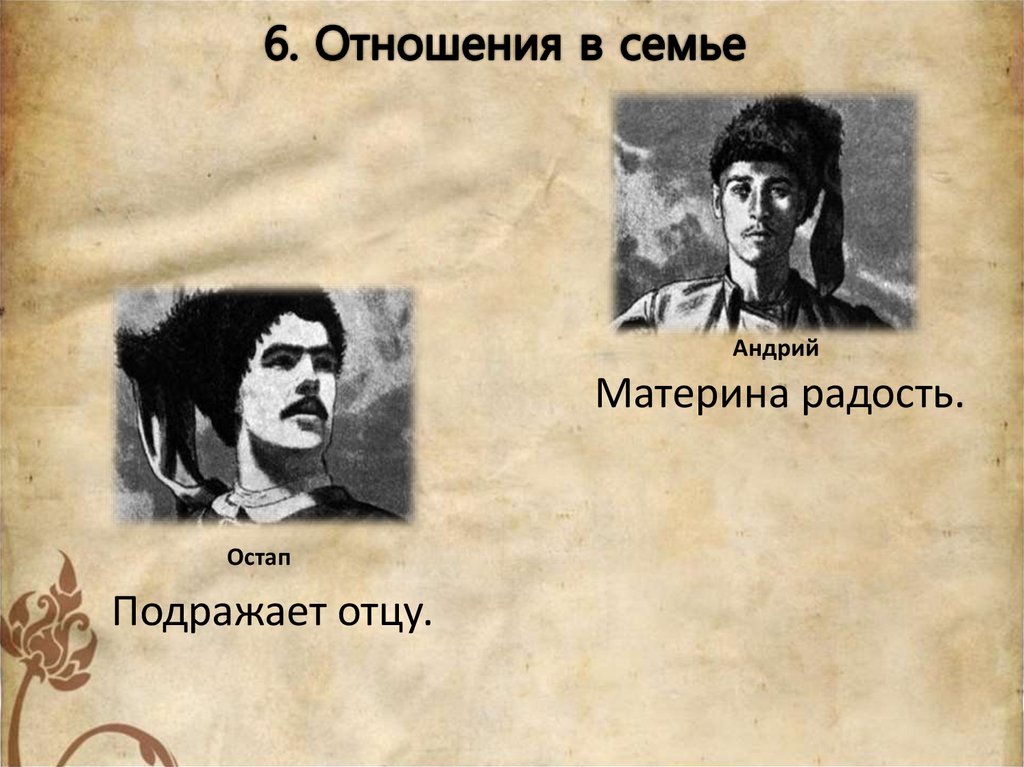 6. Отношения в семье