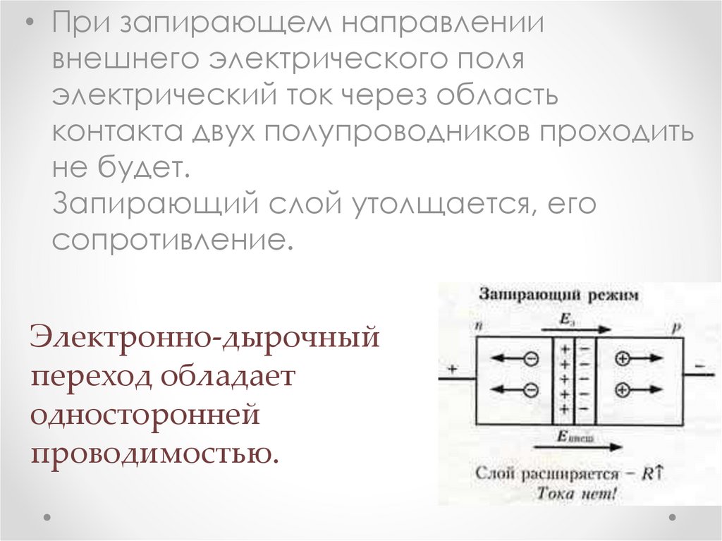 Электропроводность полупроводников презентация