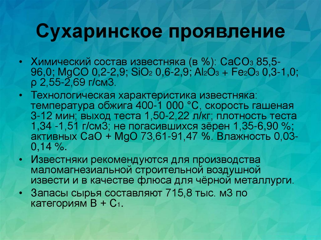 Сухаринское проявление