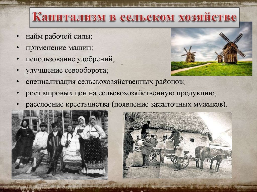 Социально экономическое развитие страны на рубеже 19 20 презентация