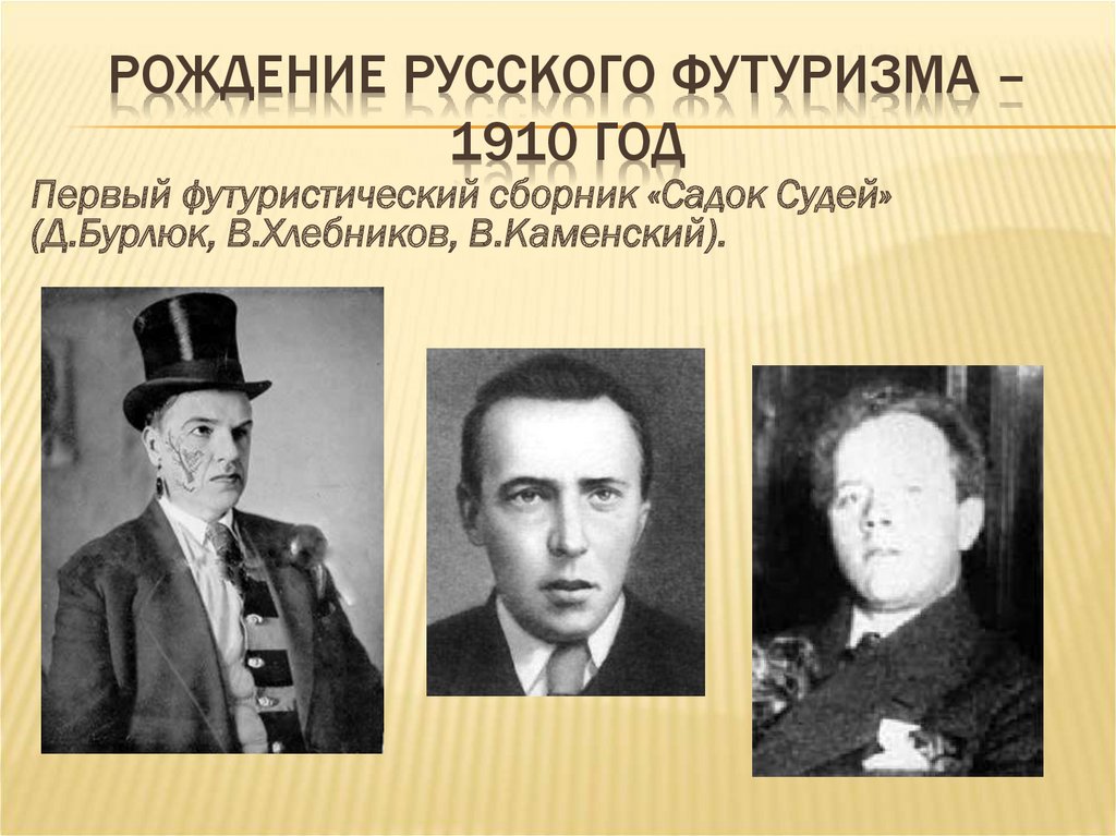 Рождение русского футуризма – 1910 год