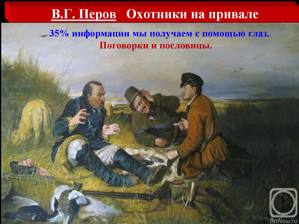 Найдите и рассмотрите репродукцию картины перова охотники на привале как вы думаете может ли эта