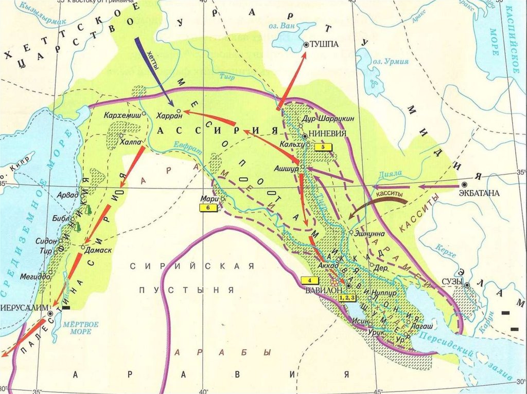 Двуречье месопотамия карта