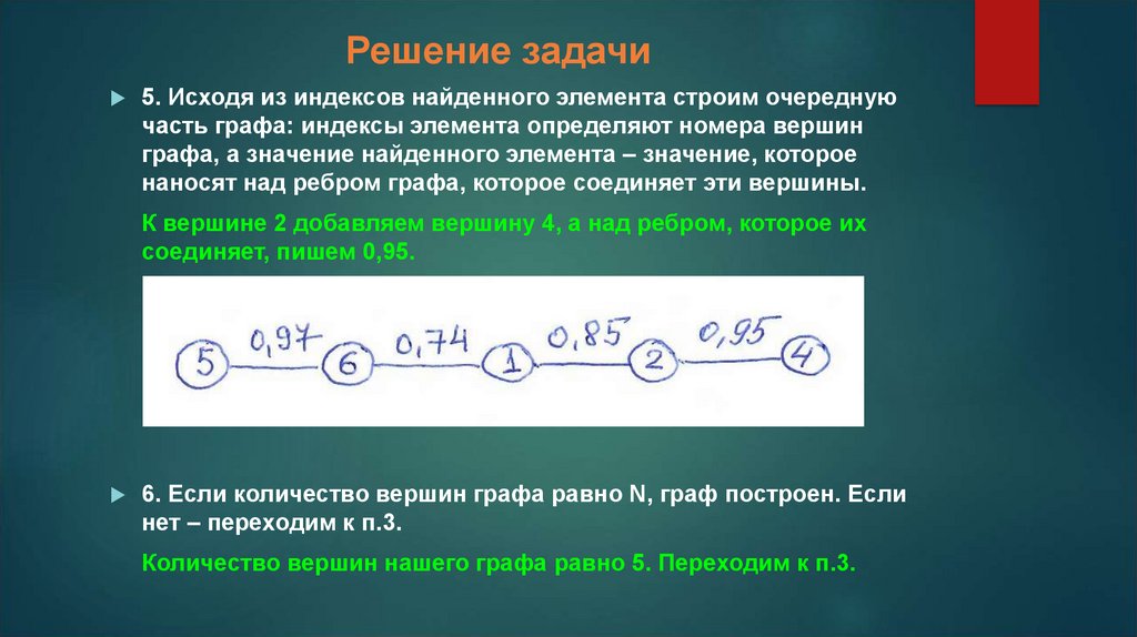 Решение задачи
