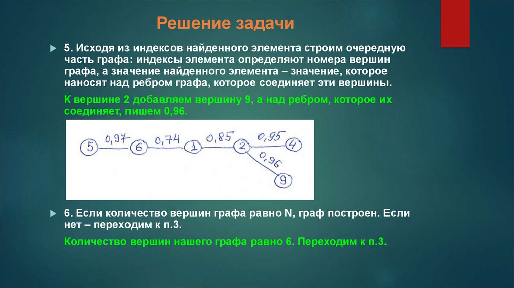 Решение задачи