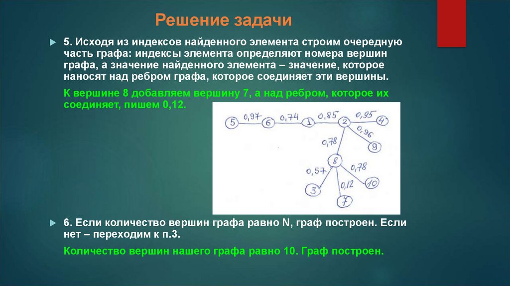 Решение задачи
