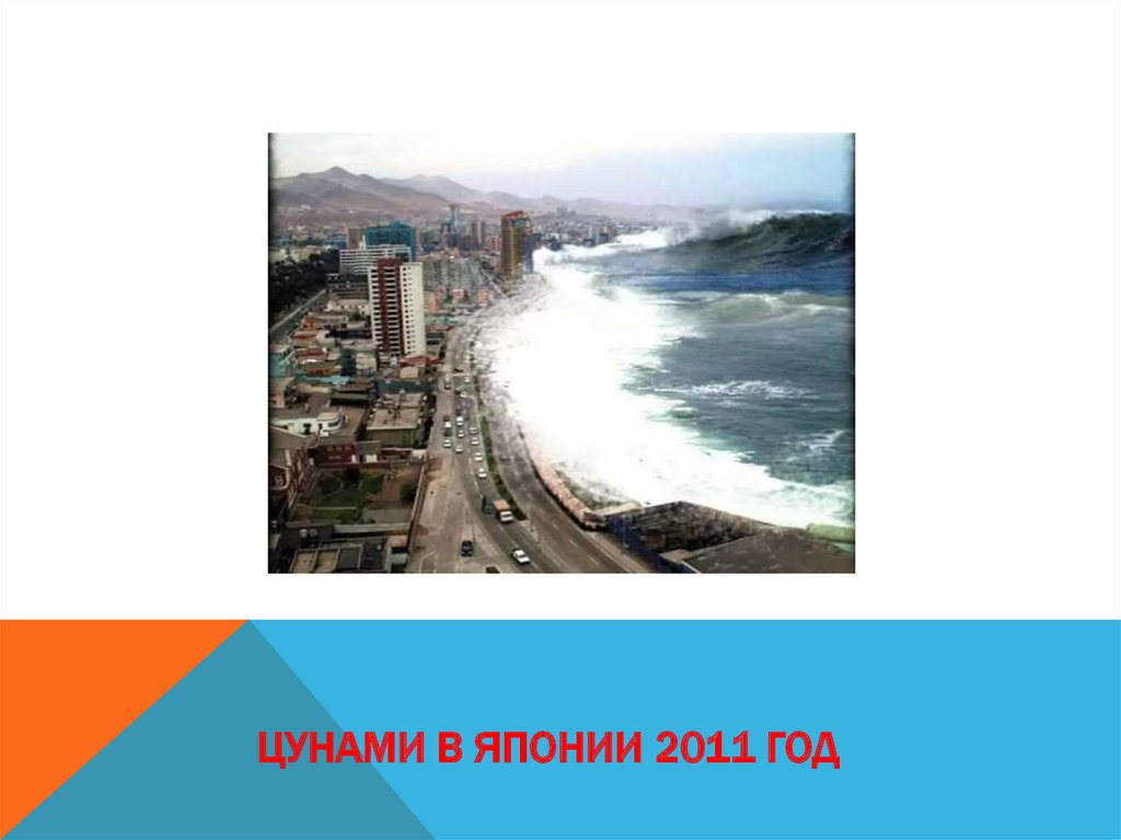 Цунами в Японии 2011 год