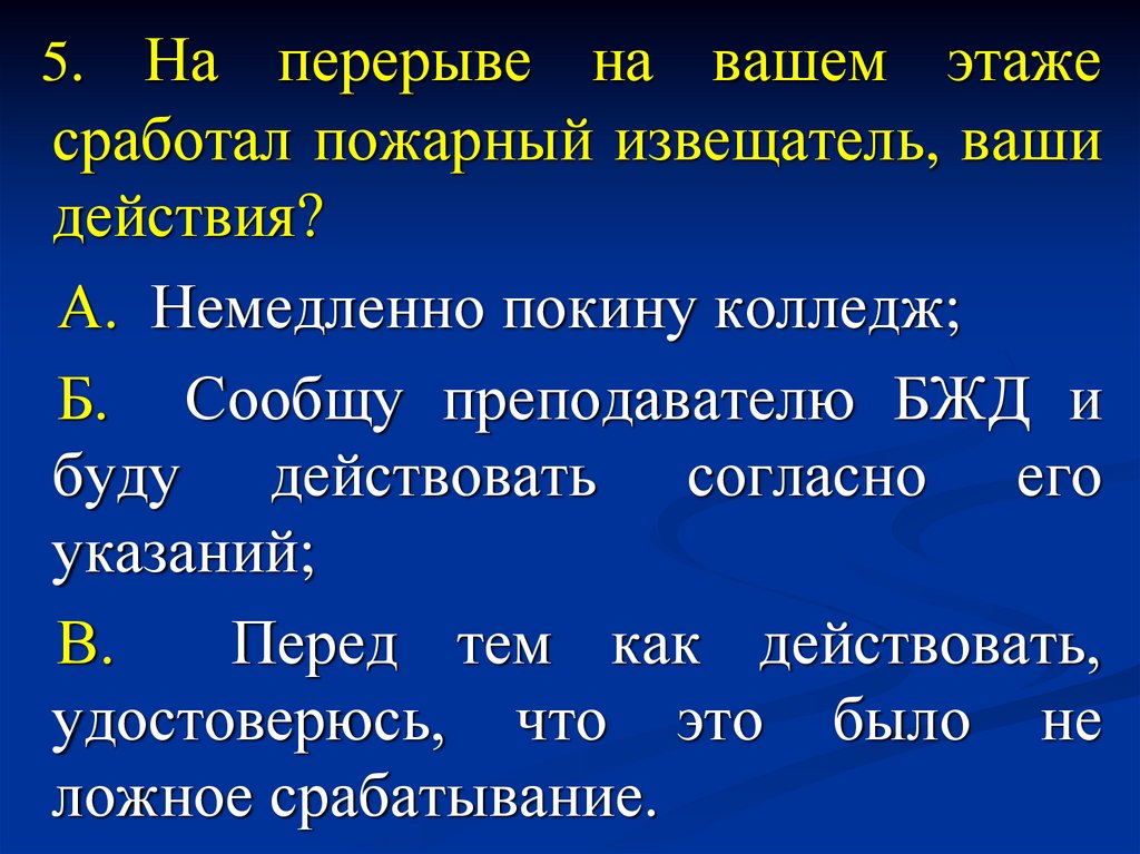 Теоретические основы безопасности жизнедеятельности презентация