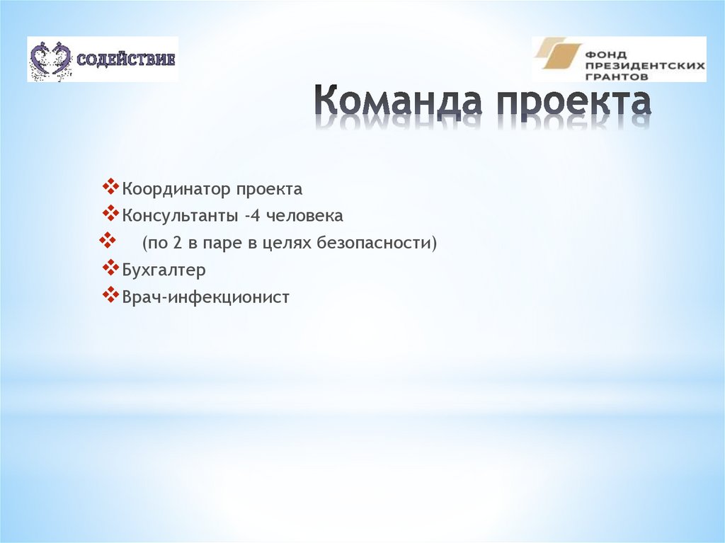 Команда проекта