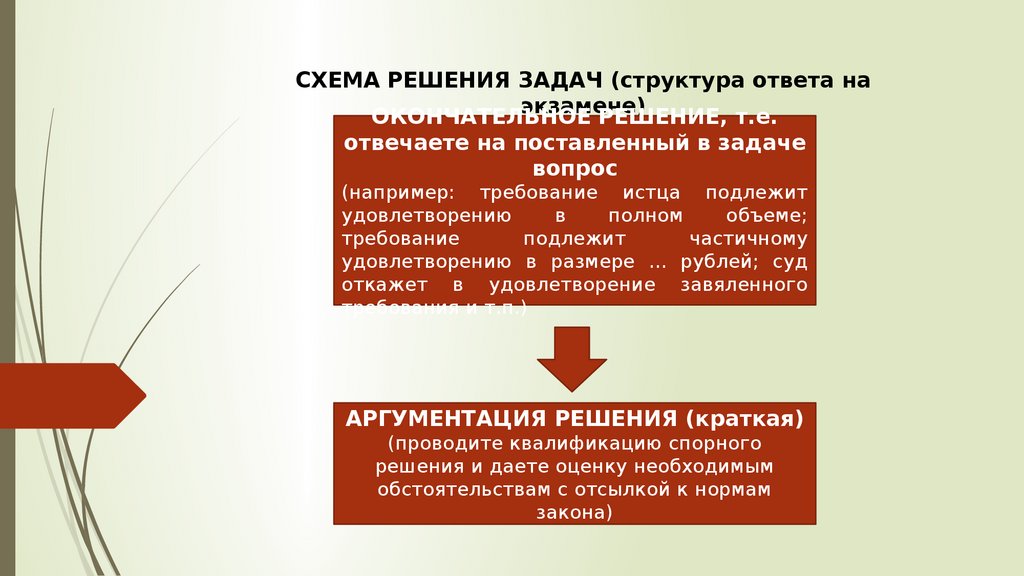 Задачи по гражданскому праву для государственного междисциплинарного экзамена - презентация онлайн