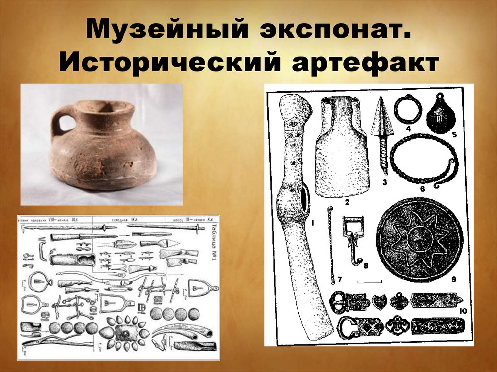 Музейный экспонат. Исторический артефакт