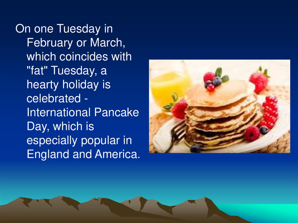 International Pancake Day презентация онлайн