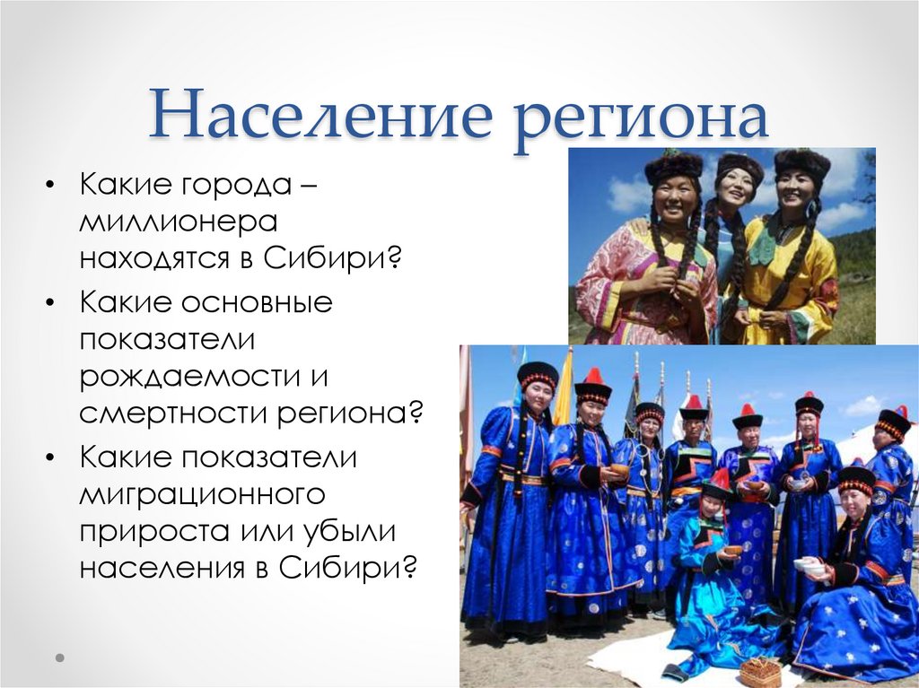 Население региона