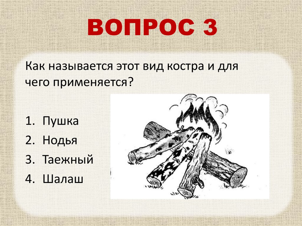 Костры. Их виды и применение - презентация онлайн