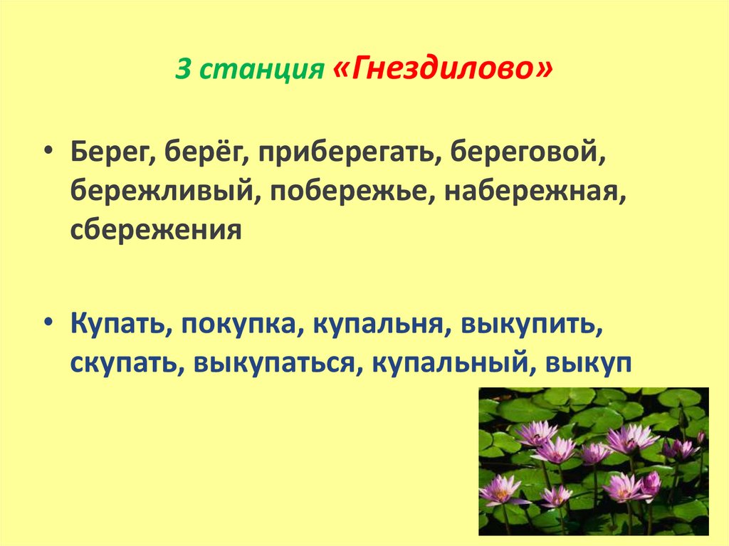 3 станция «Гнездилово»