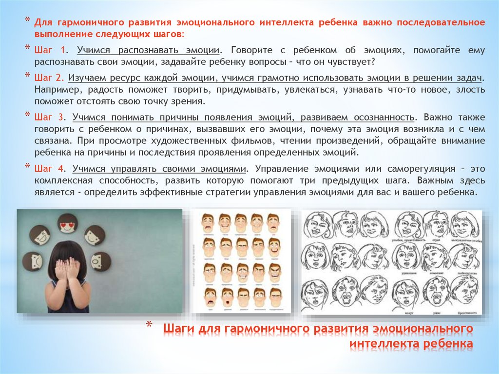 Шаги для гармоничного развития эмоционального интеллекта ребенка
